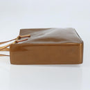 LOUIS VUITTON Monogram Vernis Columbus Tote Bag Bronze M91134 LV Auth 170094-4