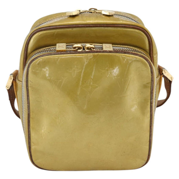 LOUIS VUITTON Monogram Vernis Wooster Umhängetasche Gris M91036 LV Auth 170095