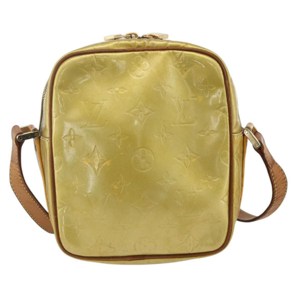 LOUIS VUITTON Monogram Vernis Wooster Umhängetasche Gris M91036 LV Auth 170095