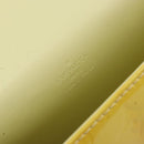 LOUIS VUITTON Monogram Vernis Spring Street Bag Lime Yellow M91068 Auth 170096-19