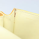 LOUIS VUITTON Monogram Vernis Spring Street Bag Lime Yellow M91068 Auth 170096-12