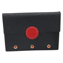LOUIS VUITTON Epi Hublot Shoulder Bag Black Red M52557 LV Auth 170099-13