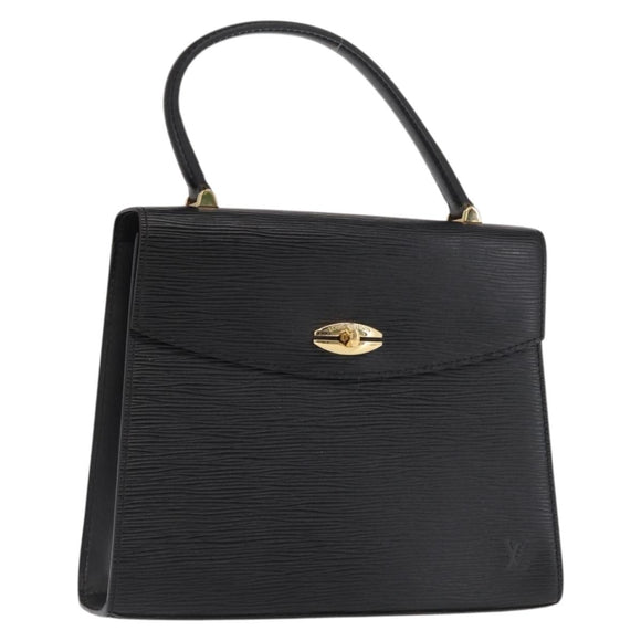LOUIS VUITTON Epi Malesherbes Hand Bag Black M52372 LV Auth 170100