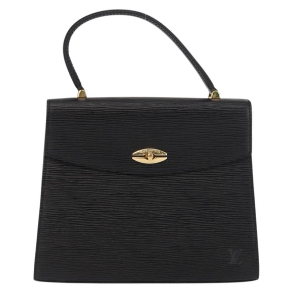 LOUIS VUITTON Epi Malesherbes Hand Bag Black M52372 LV Auth 170100