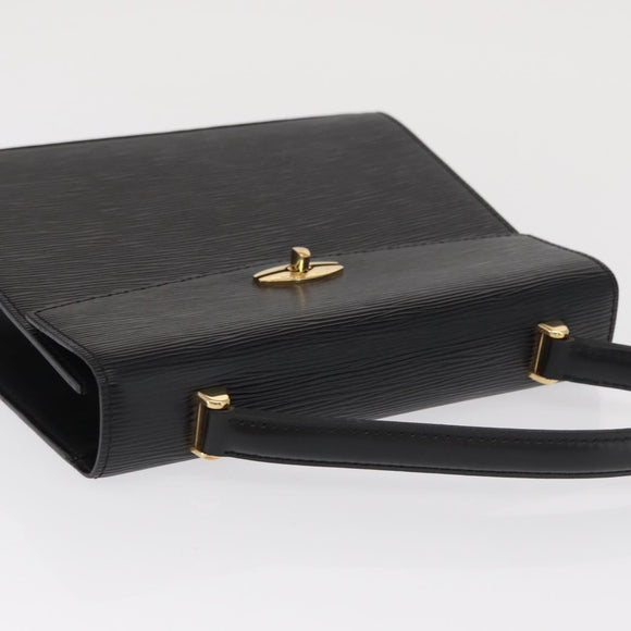 LOUIS VUITTON Epi Malesherbes Hand Bag Black M52372 LV Auth 170100