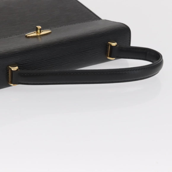 LOUIS VUITTON Epi Malesherbes Hand Bag Black M52372 LV Auth 170100