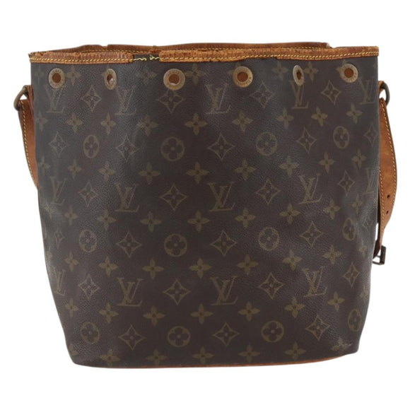 LOUIS VUITTON Monogram Petit Noe Shoulder Bag M42226 LV Auth 170103