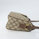 GUCCI GG Supreme Web Sherry Line Bag PVC Beige Gold 89 02 077 Auth 170107-3