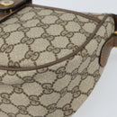 GUCCI GG Supreme Web Sherry Line Bag PVC Beige Gold 89 02 032 Auth 170109-14