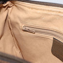 GUCCI GG Supreme Web Sherry Line Bag PVC Beige Gold 89 02 032 Auth 170109-22