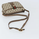 GUCCI GG Supreme Web Sherry Line Bag PVC Beige Gold 89 02 032 Auth 170109-7