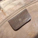 GUCCI GG Supreme Web Sherry Line Hand Bag PVC Beige Gold 39 02 006 Auth 170110-18