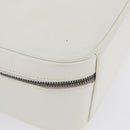 GUCCI Bamboo Vanity Hand Bag Patent 2way White Gold 000 270 0323 Auth 170112-16