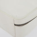 GUCCI Bamboo Vanity Hand Bag Patent 2way White Gold 000 270 0323 Auth 170112-17