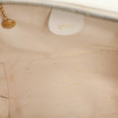 GUCCI Bamboo Vanity Hand Bag Patent 2way White Gold 000 270 0323 Auth 170112-11