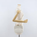 GUCCI Bamboo Vanity Hand Bag Patent 2way White Gold 000 270 0323 Auth 170112-26