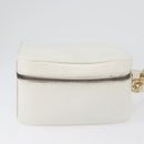 GUCCI Bamboo Vanity Hand Bag Patent 2way White Gold 000 270 0323 Auth 170112-3