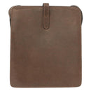 GUCCI Shoulder Bag Leather Brown Gold Auth 170114-2