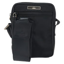 GUCCI Shoulder Bag Nylon Black Silver 018 1619 Auth 170116-2
