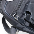 GUCCI Shoulder Bag Nylon Black Silver 018 1619 Auth 170116-21