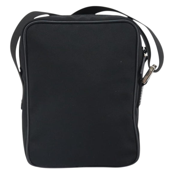 GUCCI Shoulder Bag Nylon Black Silver 018 1619 Auth 170116
