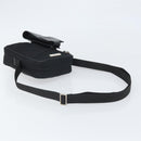 GUCCI Shoulder Bag Nylon Black Silver 018 1619 Auth 170116-7