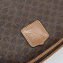 CELINE Macadam Canvas Shoulder Bag PVC Leather Brown Gold Auth 170119-17