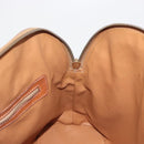 CELINE Macadam Canvas Hand Bag PVC Leather 2way Brown Gold Auth 170120-21