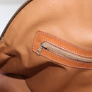 CELINE Macadam Canvas Hand Bag PVC Leather 2way Brown Gold Auth 170120-23