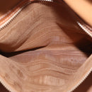 CELINE Macadam Canvas Hand Bag PVC Leather 2way Brown Gold Auth 170120-11