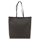 CELINE Macadam Canvas Hand Bag PVC Leather Black Gold Auth 170122-2