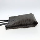 CELINE Macadam Canvas Hand Bag PVC Leather Black Gold Auth 170122-3