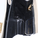 Salvatore Ferragamo Gancini Hand Bag Leather Beige Gold Auth 170123-19