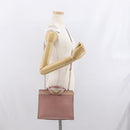 Salvatore Ferragamo Vala Hand Bag Leather 2way Pink Gold Auth 170124-24