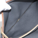 Christian Dior Honeycomb Canvas Chain Shoulder Bag PVC Black Gold Auth 170125-11