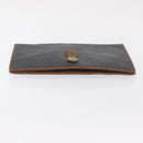 Christian Dior Honeycomb Canvas Chain Shoulder Bag PVC Black Gold Auth 170125-6