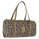SAINT LAURENT Hand Bag Leather Beige Auth 170128-1