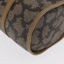 SAINT LAURENT Hand Bag Leather Beige Auth 170128-11