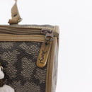SAINT LAURENT Hand Bag Leather Beige Auth 170128-14