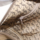 SAINT LAURENT Hand Bag Leather Beige Auth 170128-19
