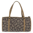 SAINT LAURENT Hand Bag Leather Beige Auth 170128-3