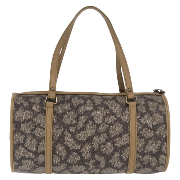 SAINT LAURENT Hand Bag Leather Beige Auth 170128