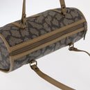 SAINT LAURENT Hand Bag Leather Beige Auth 170128-6