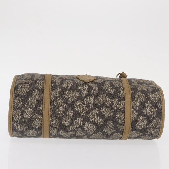 SAINT LAURENT Hand Bag Leather Beige Auth 170128