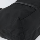PRADA Tote Bag Nylon Black Silver Auth 170131-15