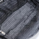 PRADA Tote Bag Nylon Black Silver Auth 170131-10