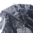 PRADA Tote Bag Nylon Black Silver Auth 170131-19