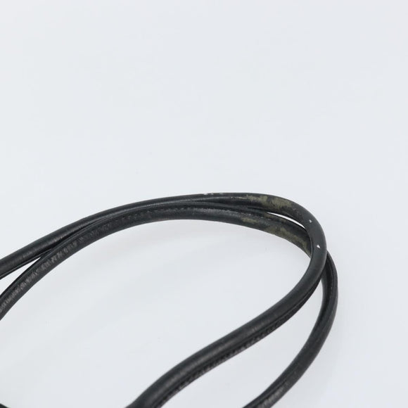 PRADA Tote Bag Nylon Black Silver Auth 170131