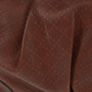 GUCCI Diamante Hand Bag Leather 2way Brown Gold 247902 Auth 170133V-2