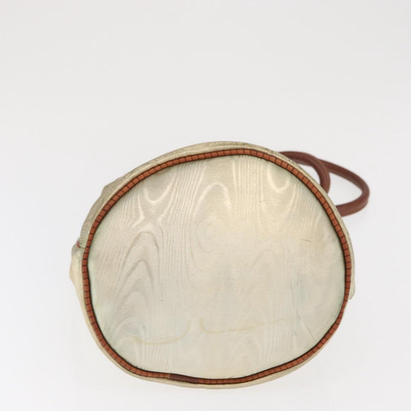 LOEWE Anagram Shoulder Bag Leather Gold Auth 170134